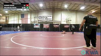 64 lbs Consi Of 8 #2 - Gunner Swain, Elgin Wrestling vs William Eli Potts, Southern Oklahoma Wrestling Club