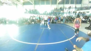 100 lbs Quarterfinal - Elijah Gonzales, South Mountain vs Jalissa Ortega, TUF California Wr Ac