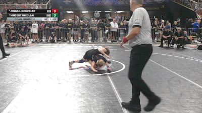 113 3A Cons. Round 3 - Vincent Nikollaj, Hagerty vs Abigail Gonzalez, Miami Southridge Hs