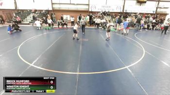 90 lbs Cons. Semi - Winston Knight, Northside Wrestling Club vs Brock Mumford, Lone Peak Youth Wrestling