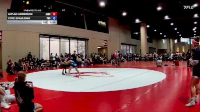 120 lbs Round 1 - Jaylah Anderson, All American Wrestling Club vs Cote Spaulding, Patriots Wrestling Club-Dothan