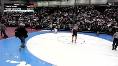 3A 190 lbs Semifinal - Ryker Woodward, South Summit vs Devon Byars, Emery