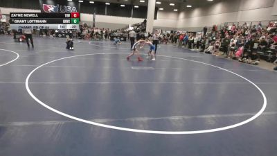 78 lbs Champ. Rd Of 64 - Zayne Newell, The Best Wrestler vs Grant Lottmann, Greater Heights Wrestling Club