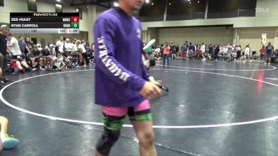 132 lbs Round 5 (6 Team) - Ryan Carroll, BRAWL White vs Zed Hulet, White Buffalo Wrestling Academy