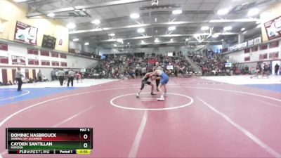 113 lbs Cons. Round 2 - Dominic Hasbrouck, Sandra Day OConner vs Cayden Santillan, Horizon