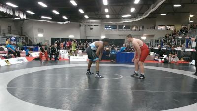 125kg 1st Place Match - Hunter Sprake, Unaffiliated (No Club Attachment) vs Manraj Sahota, Matmen Wrestling Club