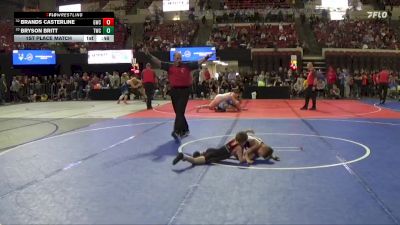 43 lbs 1st Place Match - Brands Casterline, Glasgow Wrestling Club vs Bryson Britt, Terry Wrestling CLub
