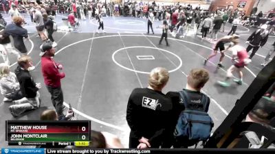 144 lbs Cons. Round 5 - Matthew House, Mt. Spokane vs John Montclair, Belgrade