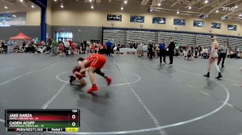 120 lbs Round 4 (8 Team) - Jake Garza, Daniel Cormier WA vs Caden Acuff, Crossroads Wrestling