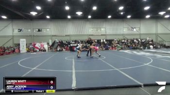 112 lbs Quarters & 1st Wb (16 Team) - Lauren Whitt, Iowa vs Addy Jackson, Arkansas Silver