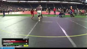 Girls - 255 lbs Quarterfinal - Lillianna Garcia, Grand Blanc HS vs Marah Olger, Eaton Rapids HS