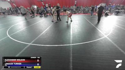 152 lbs Cons. Round 2 - Alexander Weldon, IL vs Lindson Turner, MN