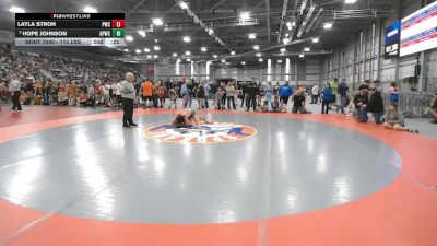 87 lbs Cons. Quarters - Khloe Orton, La Grande Mat Club vs Maria McCoy, Clearwater Valley Wrestling Club