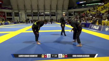 Asma Hassan Alhosani vs Lauren Hanako Sognefest 2025 World Jiu-Jitsu IBJJF Championship