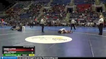 113 lbs Placement Matches (8 Team) - Ben DeForest, W1-Bismarck vs David Llamas, W2-Minot