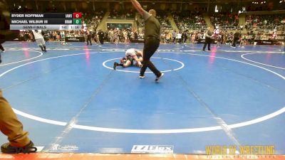 100 lbs Semifinal - Ryder Hoffman, Immortal Athletics WC vs Michael Wilbur III, Brawler Elite