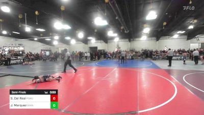 62 lbs Semifinal - Sier Del Real, Pomona Elite vs Jacob Marquez, Grant County Elite