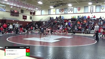 155 lbs 1st Place Match - Hayleigh Forster, Dubuque Senior vs Jocelyn Schwartz, Cedar Falls