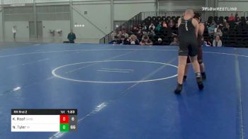 120 lbs Prelims - Korbyn Roof, Ghost Riders vs Noah Tyler, Team Techfall