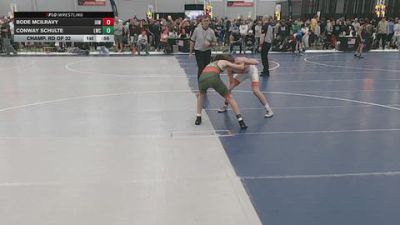 126 lbs Cons. Sub-rd Of 32 - Bode McIlravy, Immortal Athletics WC vs Conway Schulte, Lions Wrestling Club