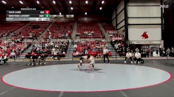 141 lbs Quarterfinal - Brayden Lowery, Indianapolis vs Jack Lage, Central Missouri