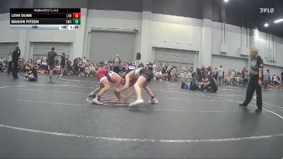 108 lbs Round 1 (8 Team) - Lewi Dunn, LaFayette Wrestling vs Mason Pitzen, Empyre Wrestling Club