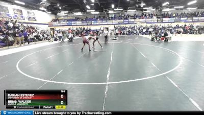 165 lbs Champ. Round 2 - Brian Walker, Linfield University vs Darian Estevez, University Of Chicago