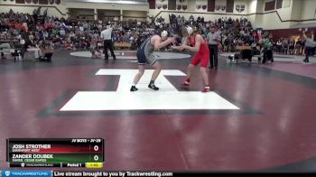 JV-29 lbs Cons. Semi - Josh Strother, Davenport West vs Zander Doubek, Xavier, Cedar Rapids
