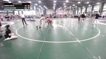 120 lbs Rr Rnd 3 - Mariah Mills, Evil Empire vs Cailyn Whittier, Team RJN Green