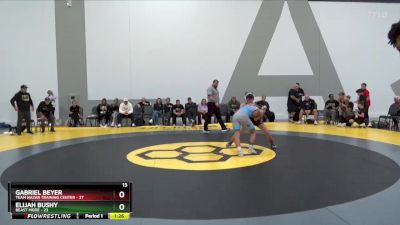 129 lbs Round 4 (6 Team) - Gabriel Beyer, Team Nazar Training Center vs Elijah Bushy, Beast Mode