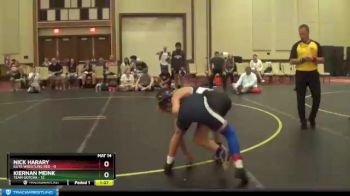 100 lbs Round 4 (6 Team) - Kiernan Meink, Team Gotcha vs Nick Harary, Elite Wrestling Red