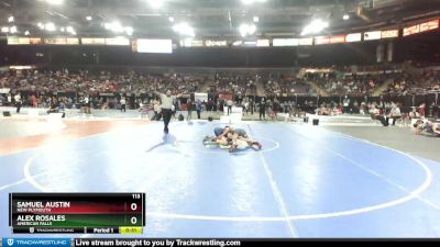 113 lbs Cons. Round 2 - Alex Rosales, American Falls vs Samuel Austin, New Plymouth