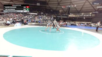 Girls 4A 170 lbs Quarterfinal - Ari Jacobson, Hazen (Girls) vs Naomi Sauders, Lewis And Clark (Girls)