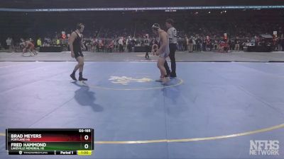 D3-165 lbs Cons. Semi - Brad Meyers, Portland HS vs Fred Hammond, LakeVille Memorial HS