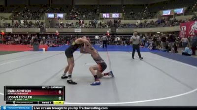 120 lbs Champ. Round 1 - Ryan Arntson, West Salem Bangor vs Logan Eschler, JJ`s Club Wrestling