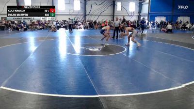Silver 157 lbs Champ. Round 2 - Dylan McEwen, North Iowa Area Community College vs Kolt Knaack, Wisconsin-La Crosse