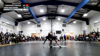 138 lbs Round 2 - Christopher Thompson, Rayne vs Keoni Toles Porter, D`Iberville High School