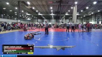 90 lbs Round 2 (4 Team) - Grayson Davis, GREAT NECK WC vs Henry Caison-Childs, SHENANDOAH VALLEY WRESTLING CLUB