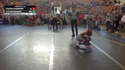 58 lbs Round 5 - Layton Robinson, Warren Youth Wrestling vs Colton Scheiderer, Capitals Club