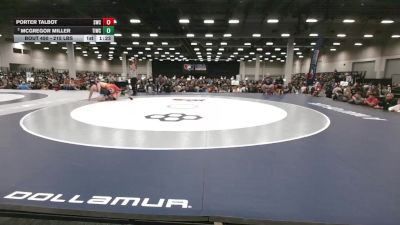 215 lbs Semis - Porter Talbot, Springfield Wrestling Club vs McGregor Miller, Team Idaho Wrestling Club