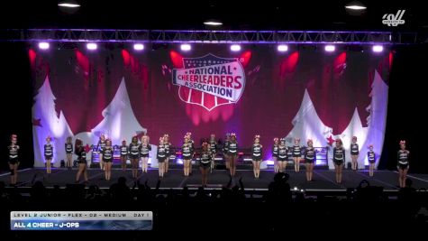 All 4 Cheer - J Ops [2025 L2 Junior - Flex - D2 - Medium Day 1] 2025 NCA Holiday Classic