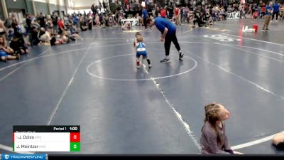 43-47 lbs Quarterfinal - Jaxson Doles, Duncan Wrestling Club vs Jordy Meintzer, Bryan Youth Wrestling Club