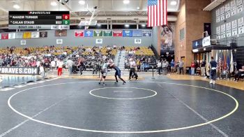 184 lbs Cons. Semi - Nahzir Turner, Shorter vs Calan Staub, Mount Olive