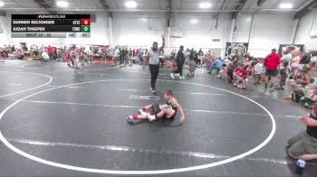 52 lbs Round 2 - Gunner Seckinger, KC Elite Training Center vs Judah Thigpen, The Storm Wrestling Center