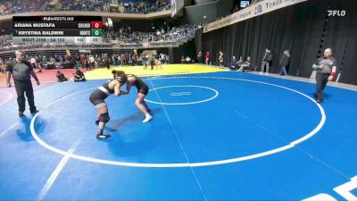 5A 152 lbs Cons. Round 1 - Krystina Baldwin, Huntsville vs Ariana Mustafa, Colleyville Heritage