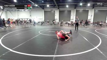 101 lbs Round Of 16 - Carly Cogger, Team Real Life vs Makayla Rangel, Scotsmen WC