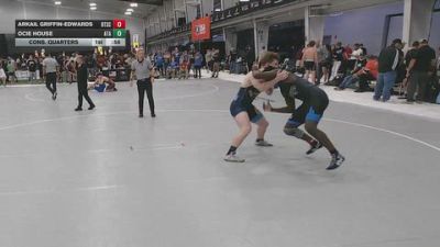 190 lbs Cons. Quarters - Arkail Griffin-Edwards, Beat The Streets Chicago vs Ocie House, Alabama Takedown Academy