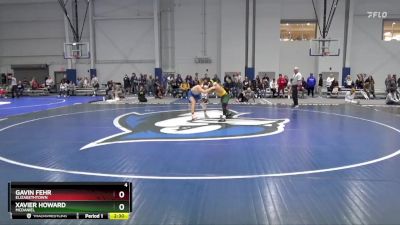 157 lbs Semifinal - Xavier Howard, McDaniel vs Gavin Fehr, Elizabethtown