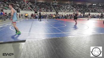 80 lbs Round Of 16 - Rylan Brezinka, Blanchard High School vs Raiden Johns, Collinsville Cardinal Youth Wrestling