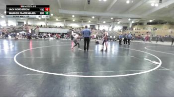 105 lbs Semifinal - Jack Nordstrom, McMinn Tribe vs Maddox Plattenburg, Buccaneer Wrestling Club